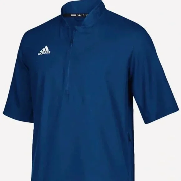 adidas | Jackets & Coats | Adidas Team Iconic Short Sleeve 4 Zip